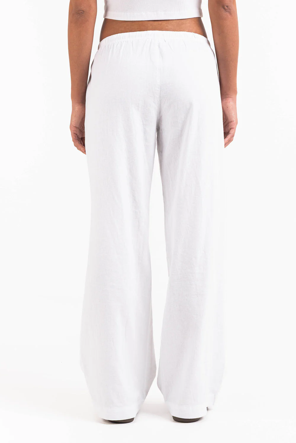 Mel 04Low Raka Linnebyxor - White - Image 3