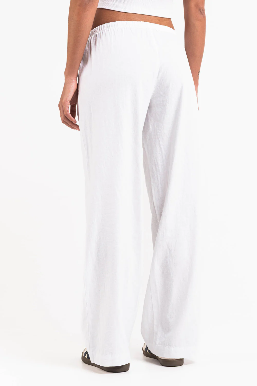 Mel 04Low Raka Linnebyxor - White - Image 6