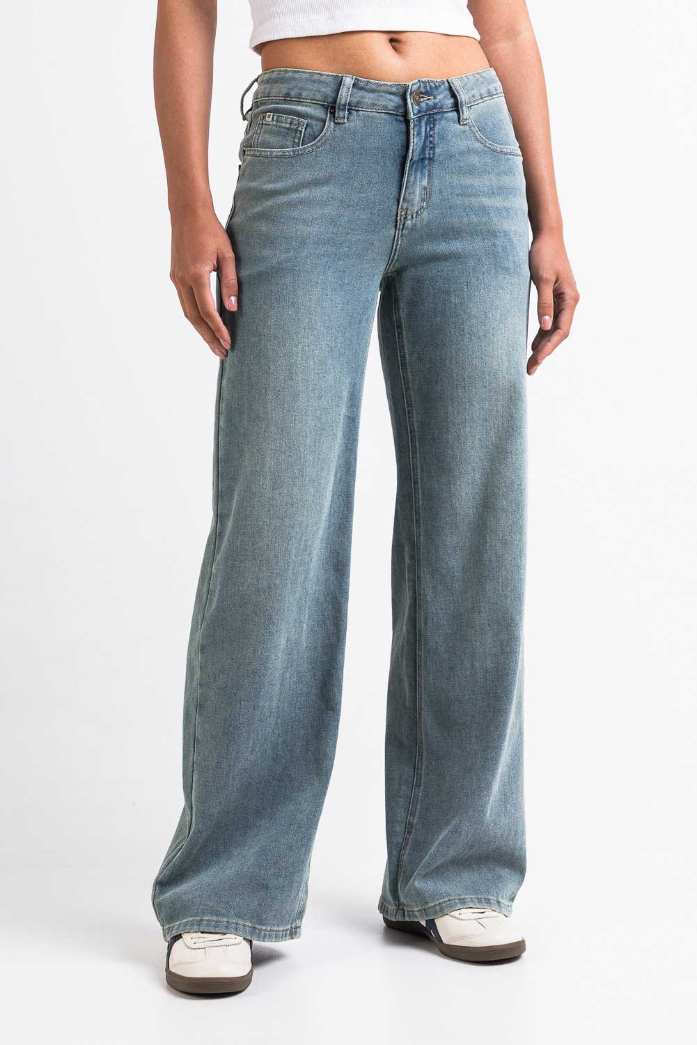 Mikka 03Mid Vida Jeans LightWeight - Antique Blue - Image 4