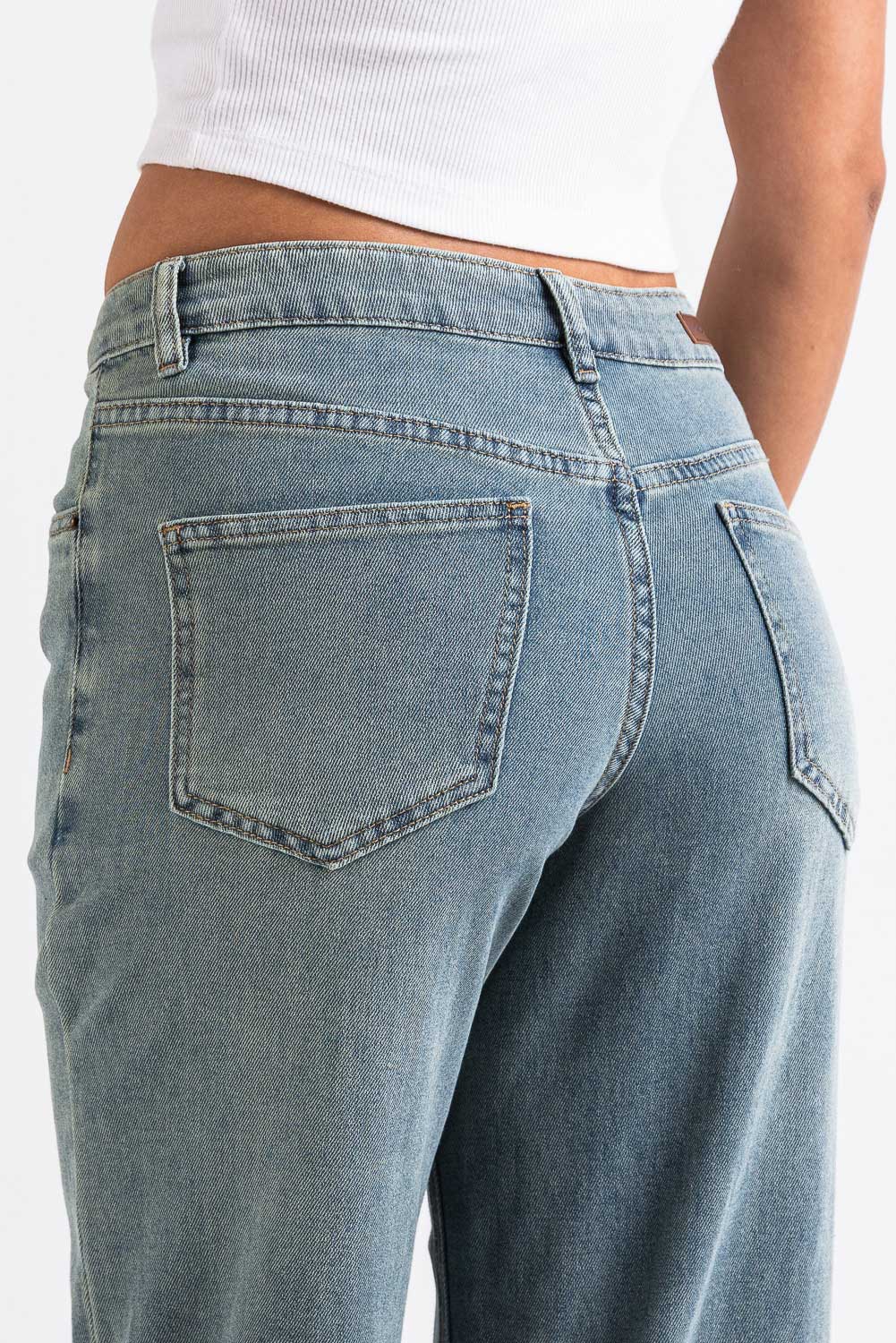 Mikka 03Mid Vida Jeans LightWeight - Antique Blue - Image 5