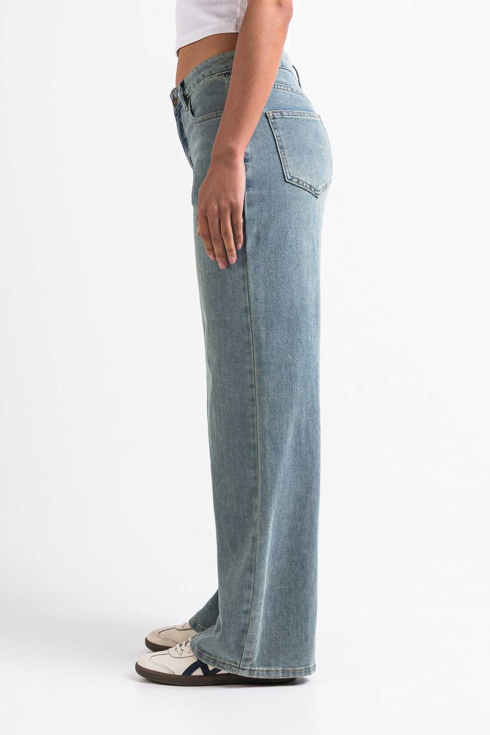 Mikka 03Mid Vida Jeans LightWeight - Antique Blue - Image 6