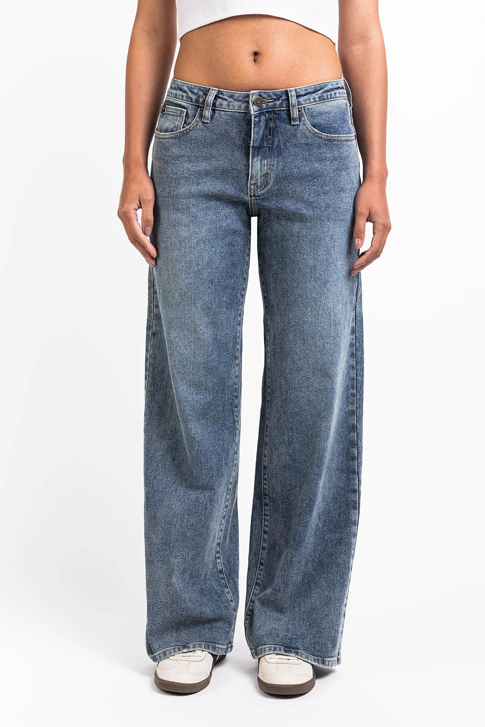 Mikka 03Mid Vida Jeans - Vintage Blue - Image 3