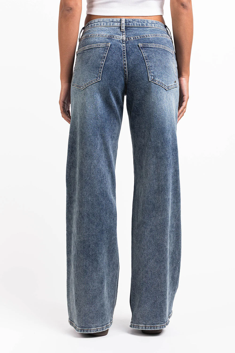Mikka 03Mid Vida Jeans - Vintage Blue - Image 4