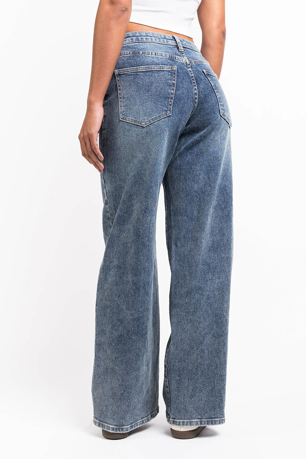 Mikka 03Mid Vida Jeans - Vintage Blue - Image 5