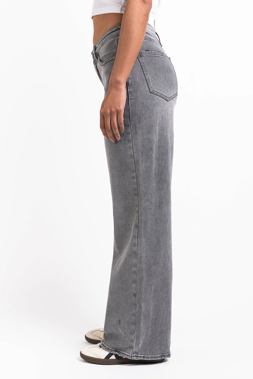 Mikka 03Mid Vida Jeans - Washed Grey - Image 5