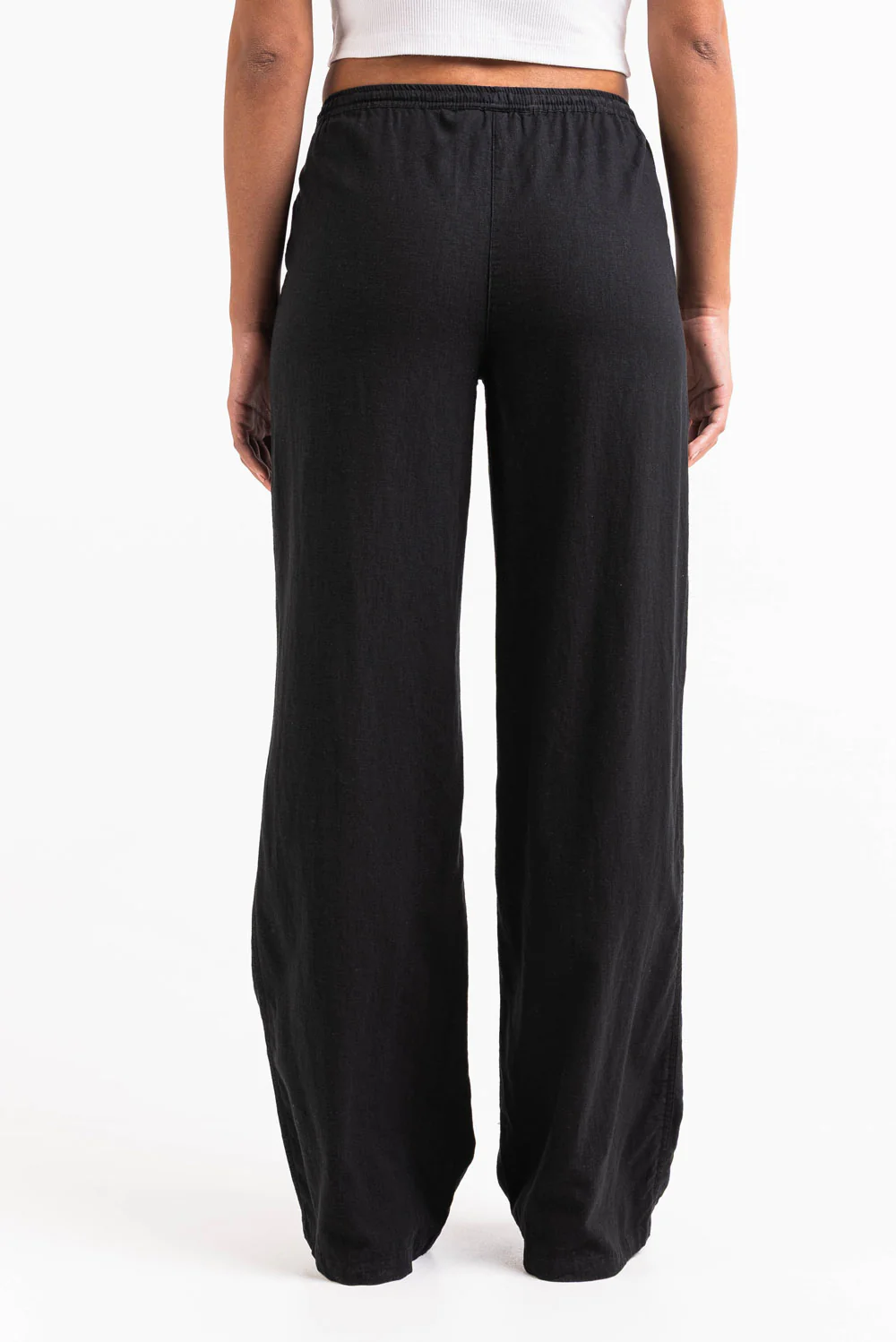 Mila 01Mid Raka Linnebyxor - Black - Image 6