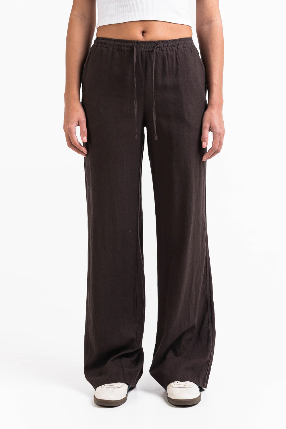 Mila 01Mid Raka Linnebyxor - Brown - Image 5