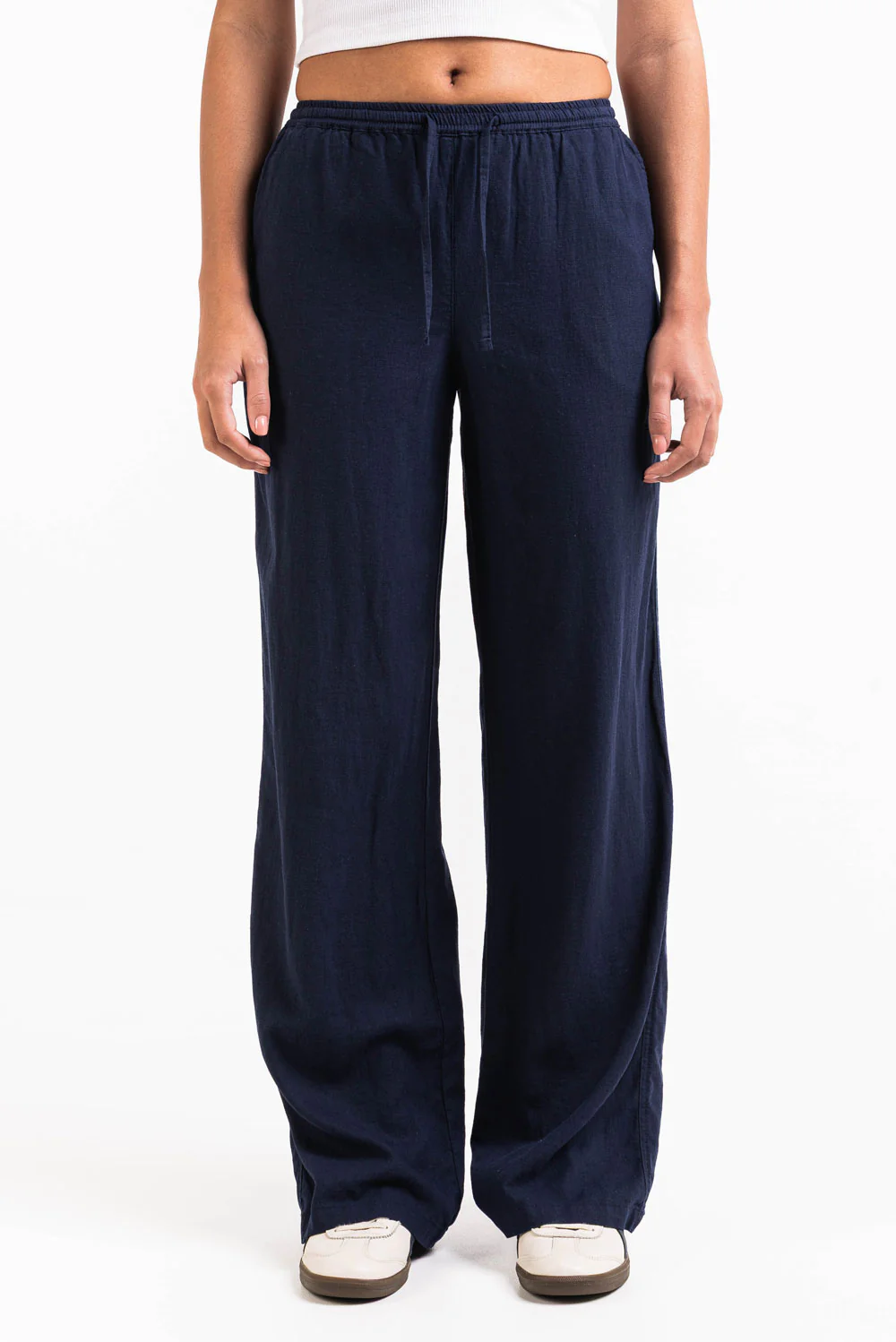 Mila 01Mid Raka Linnebyxor - Navy - Image 7