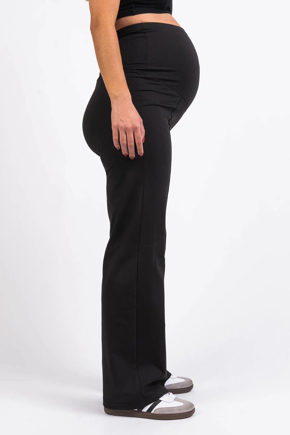 Pixie 01 ActiveFlex Raka Gravidbyxor - Black - Image 5
