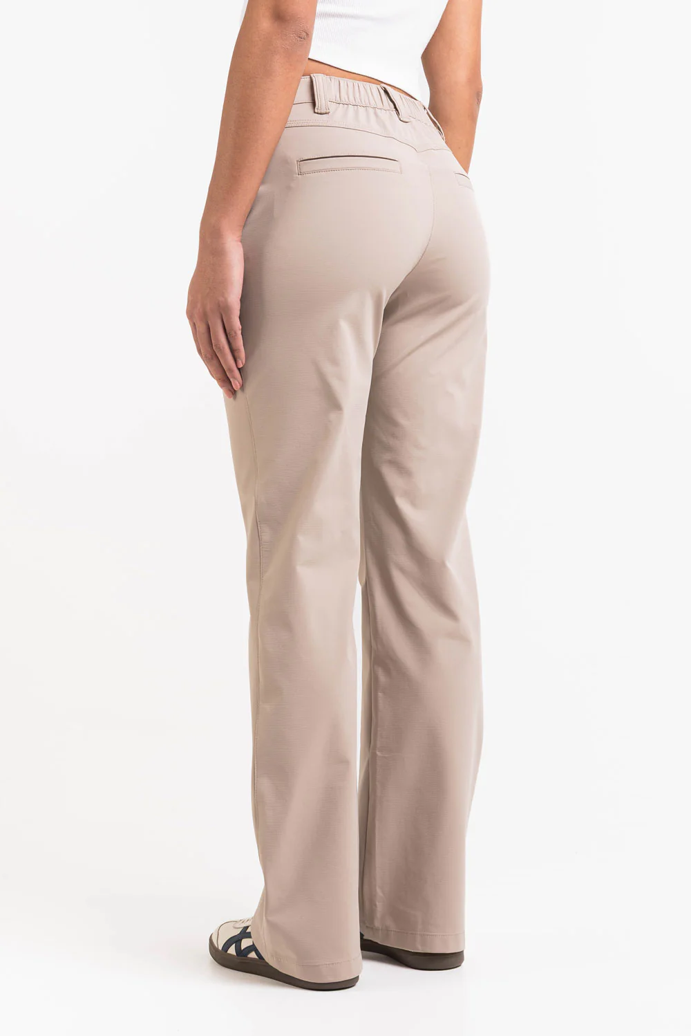 Sierra 01Mid GoUrban Bootcut Byxor - Beige - Image 5