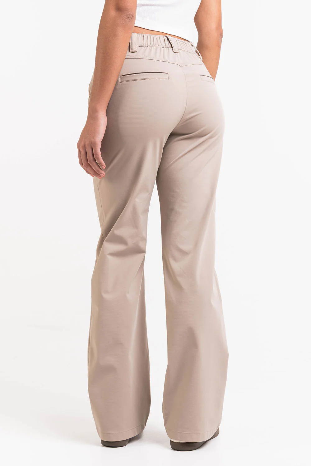 Sierra 01Mid GoUrban Bootcut Byxor - Beige - Image 7