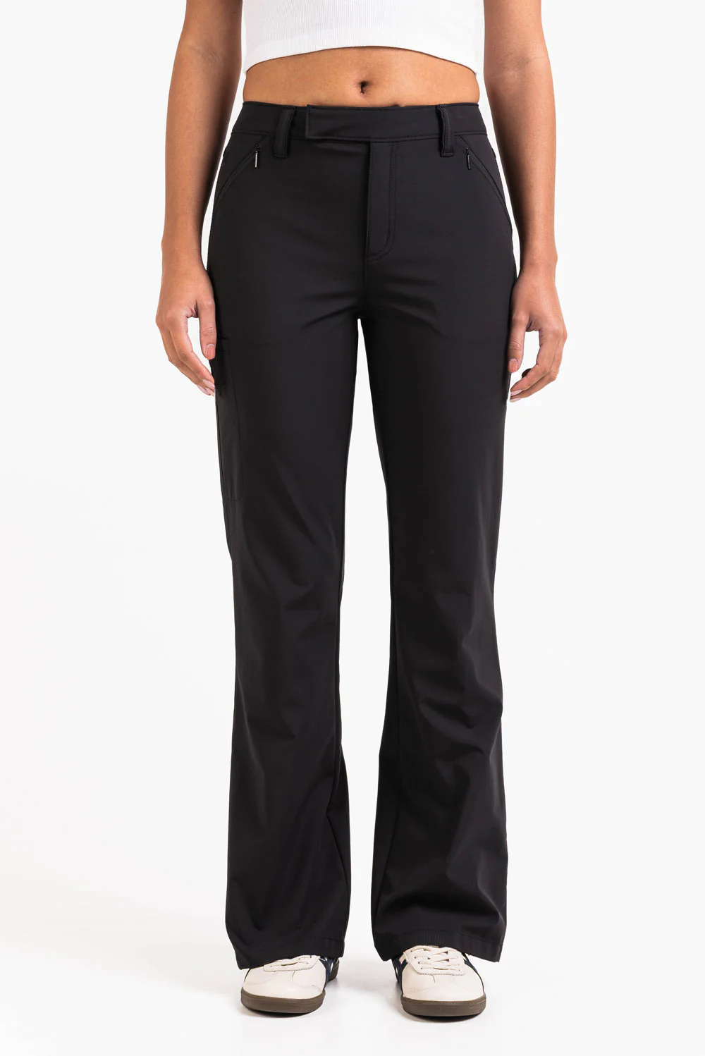 Sierra 01Mid GoUrban Bootcut Byxor - Black - Image 3