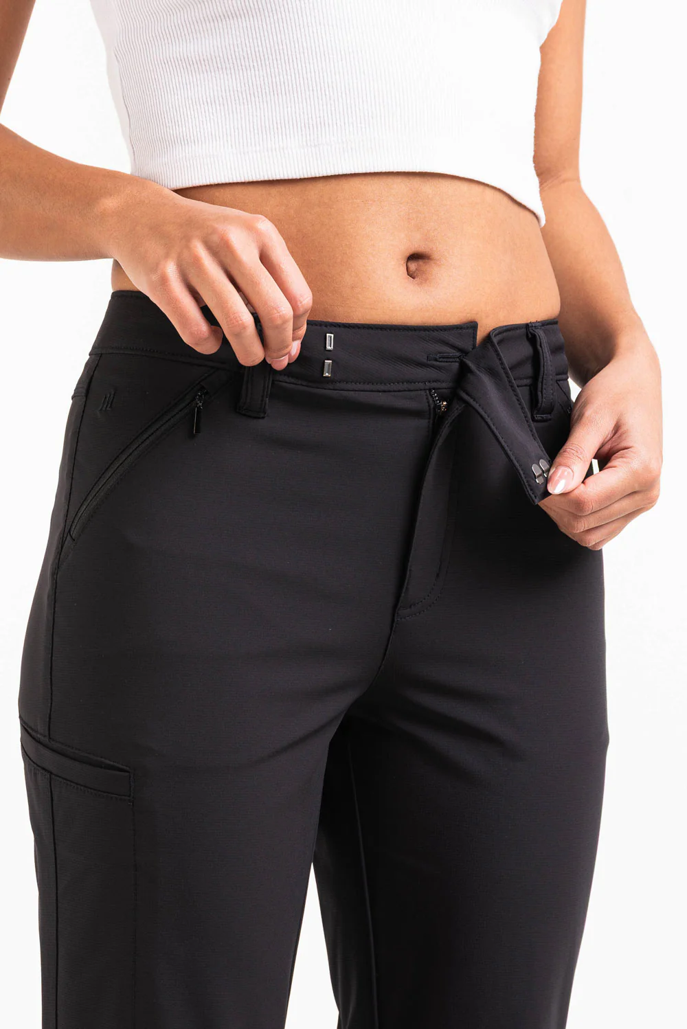 Sierra 01Mid GoUrban Bootcut Byxor - Black - Image 8