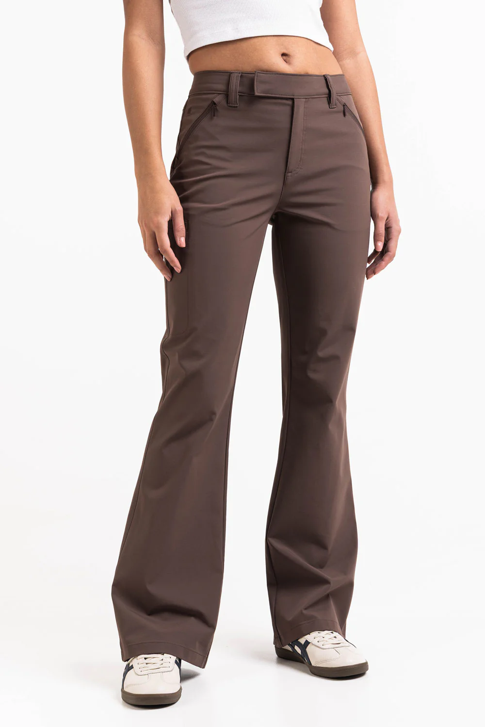 Sierra 01Mid GoUrban Bootcut Byxor - Mocca - Image 4