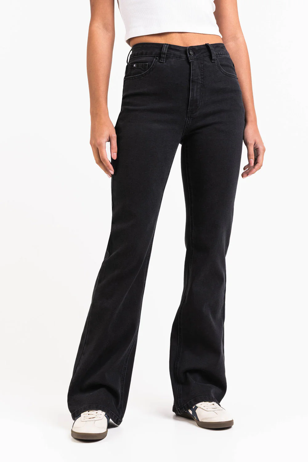 Taylor 02High Bootcut Jeans - Black