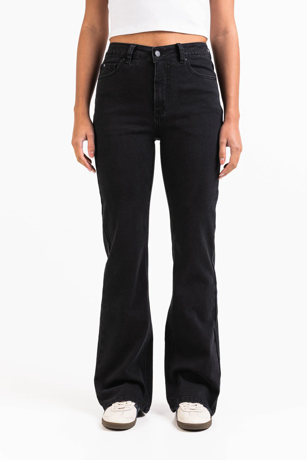 Taylor 02High Bootcut Jeans - Black - Image 3