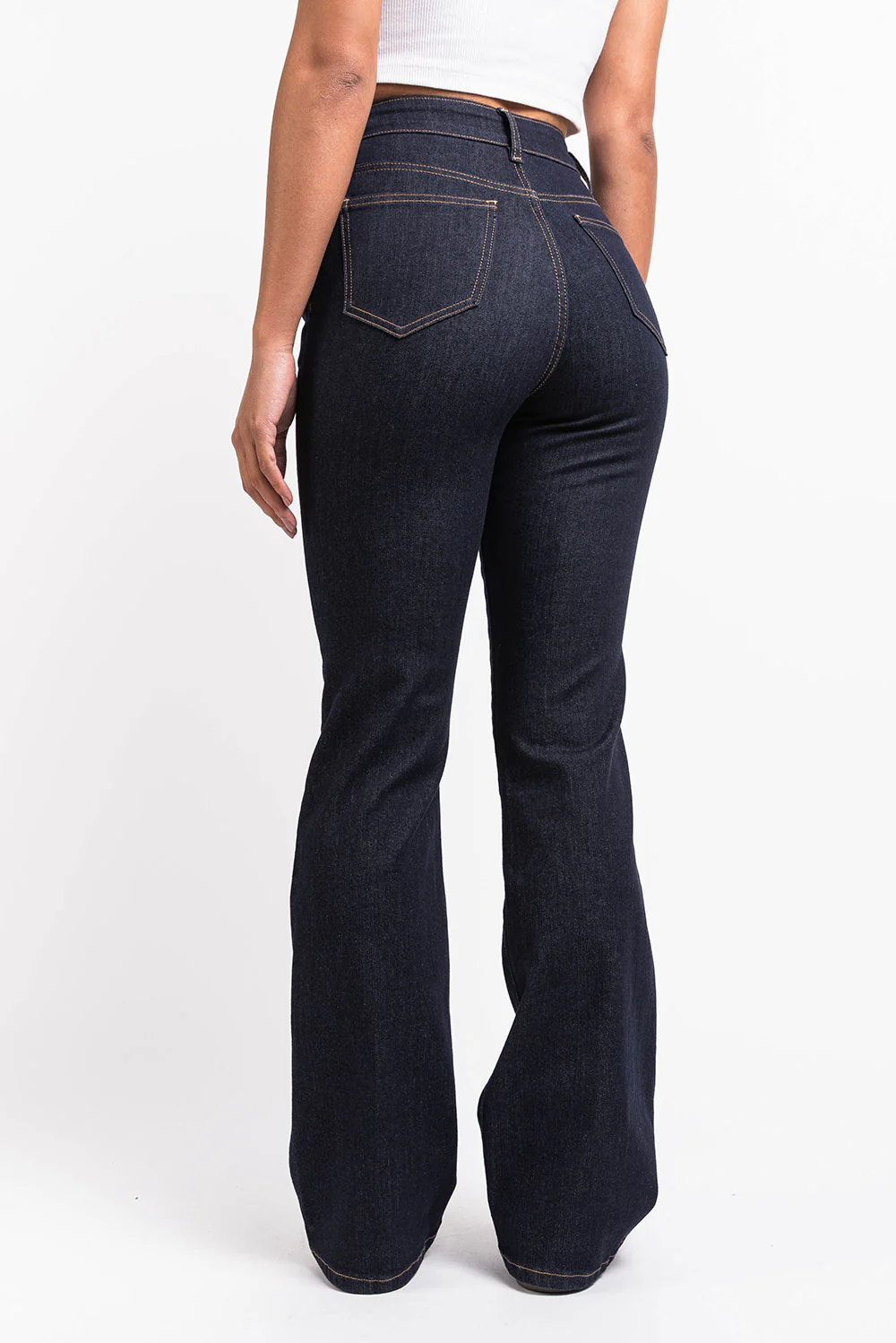 Taylor 02High Bootcut Jeans - Raw Denim - Image 2