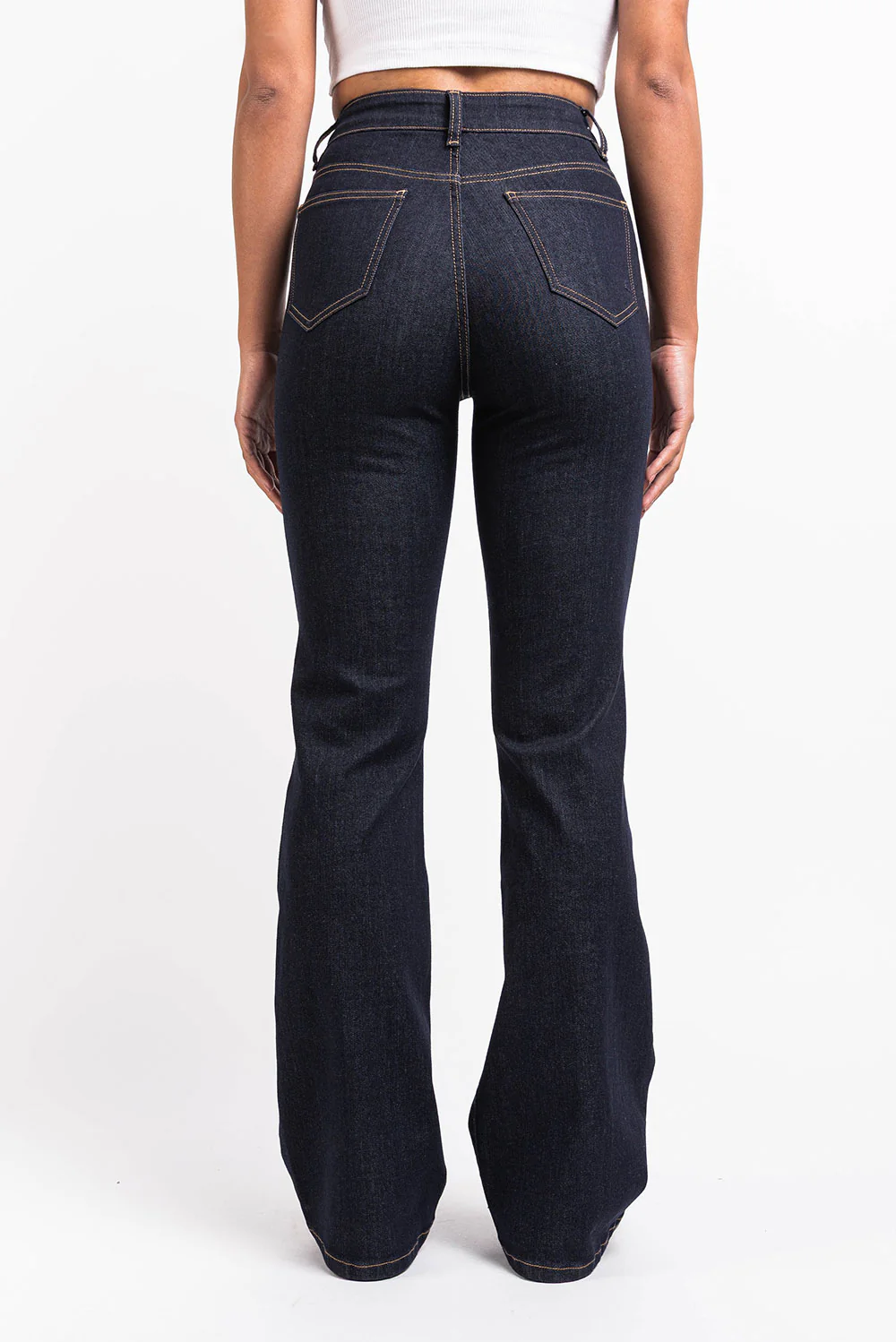 Taylor 02High Bootcut Jeans - Raw Denim - Image 5