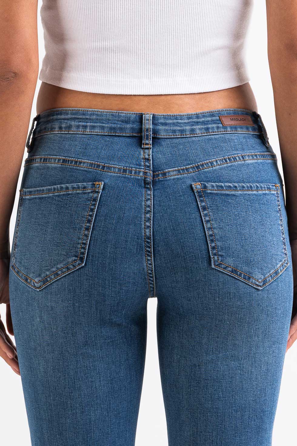 Taylor 02Mid Bootcut Jeans - Denim Blue - Image 6