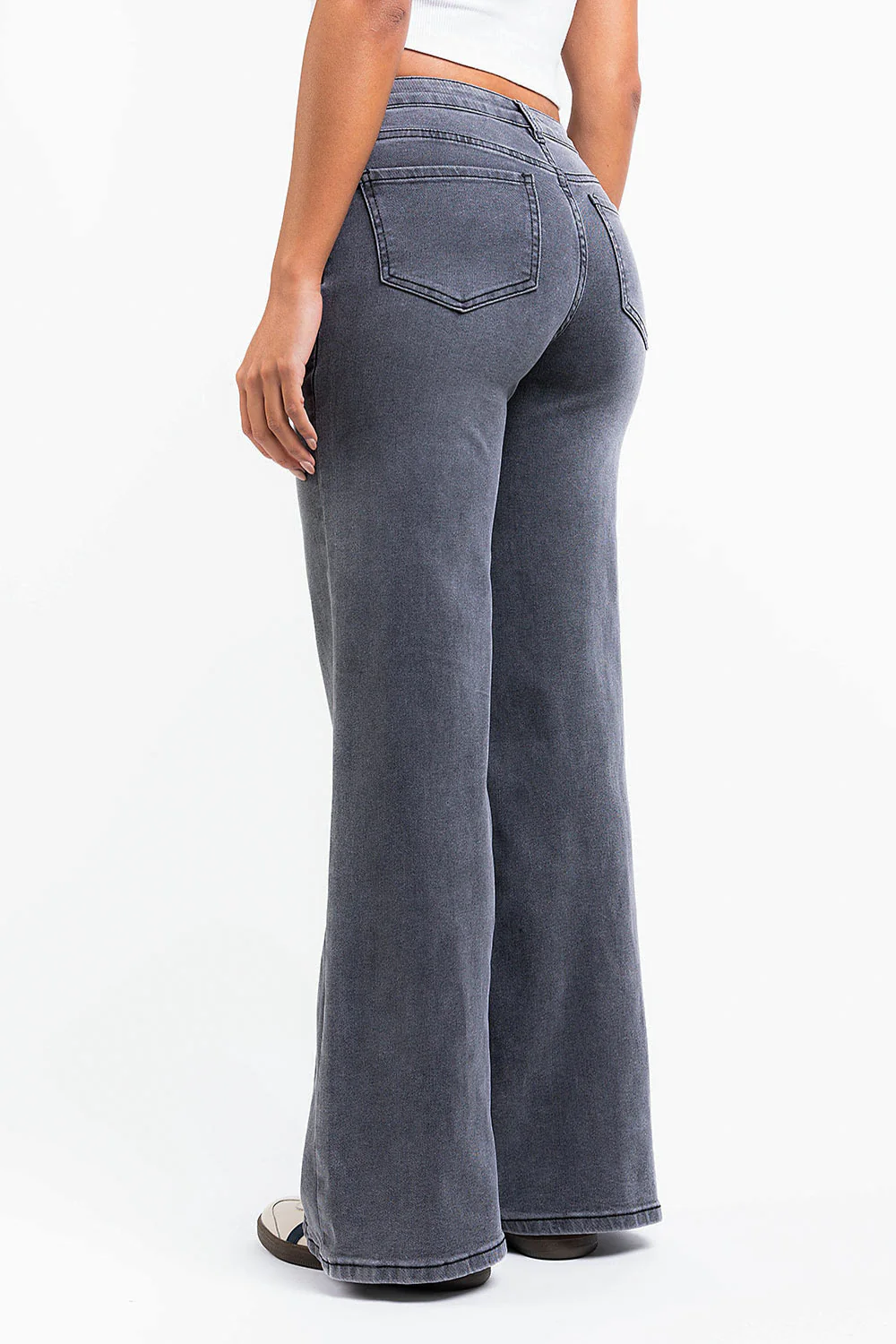 Taylor 03Mid Vida Jeans - Washed Black - Image 4