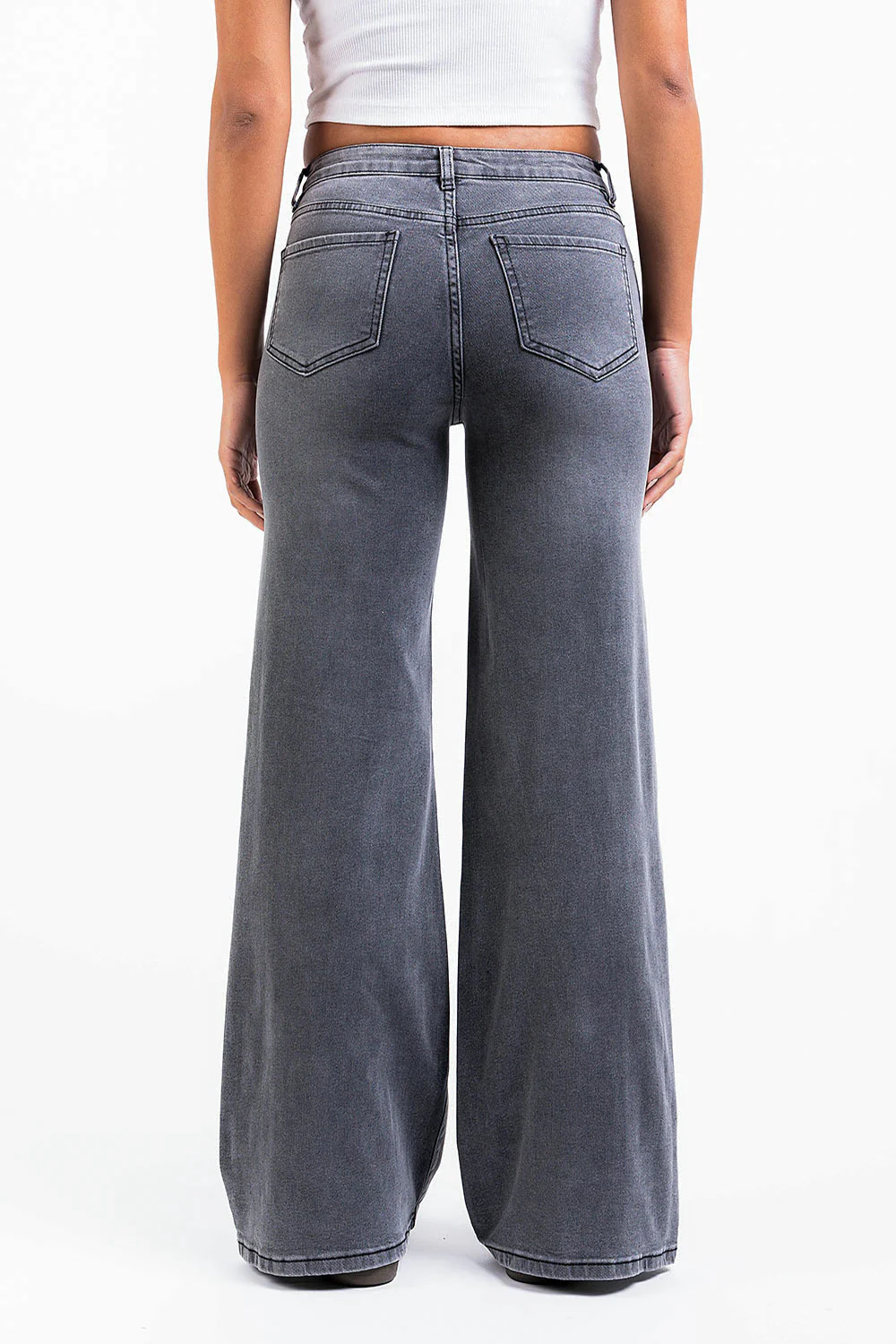 Taylor 03Mid Vida Jeans - Washed Black - Image 5