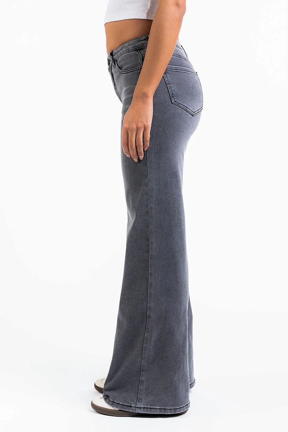 Taylor 03Mid Vida Jeans - Washed Black - Image 6
