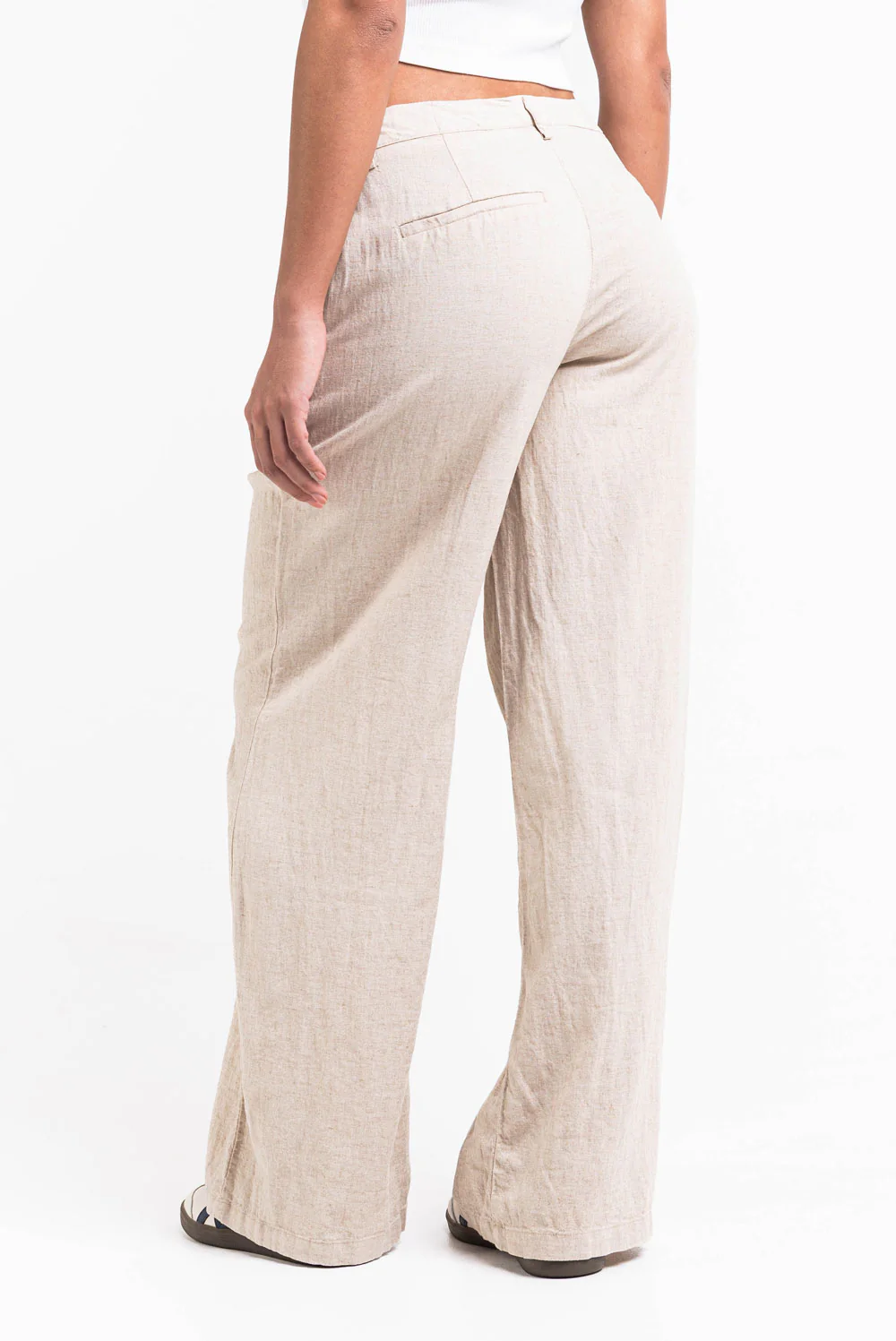 Thilde 02Mid Vida Linnebyxor - Beige - Image 8