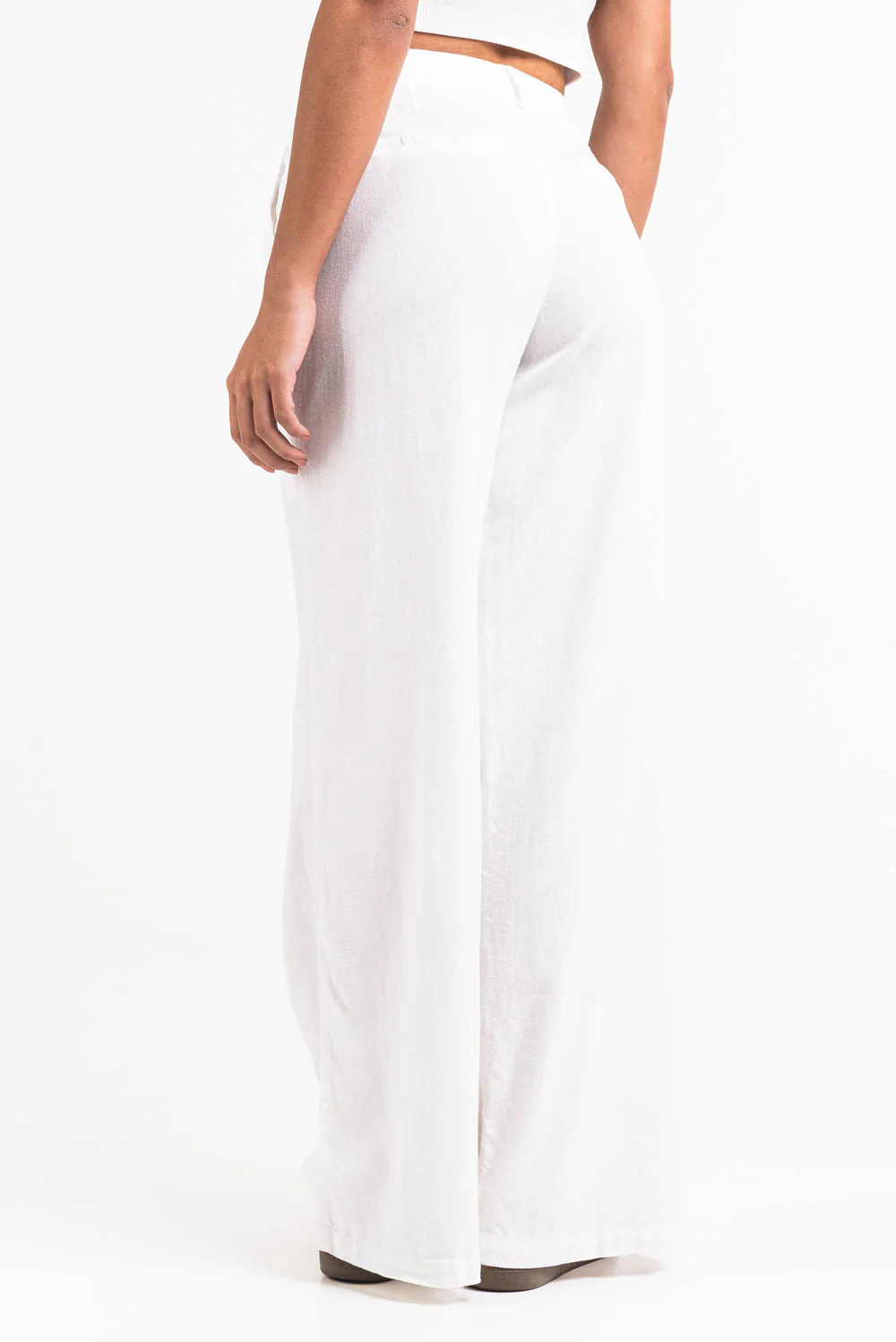 Thilde 02Mid Vida Linnebyxor - White - Image 3