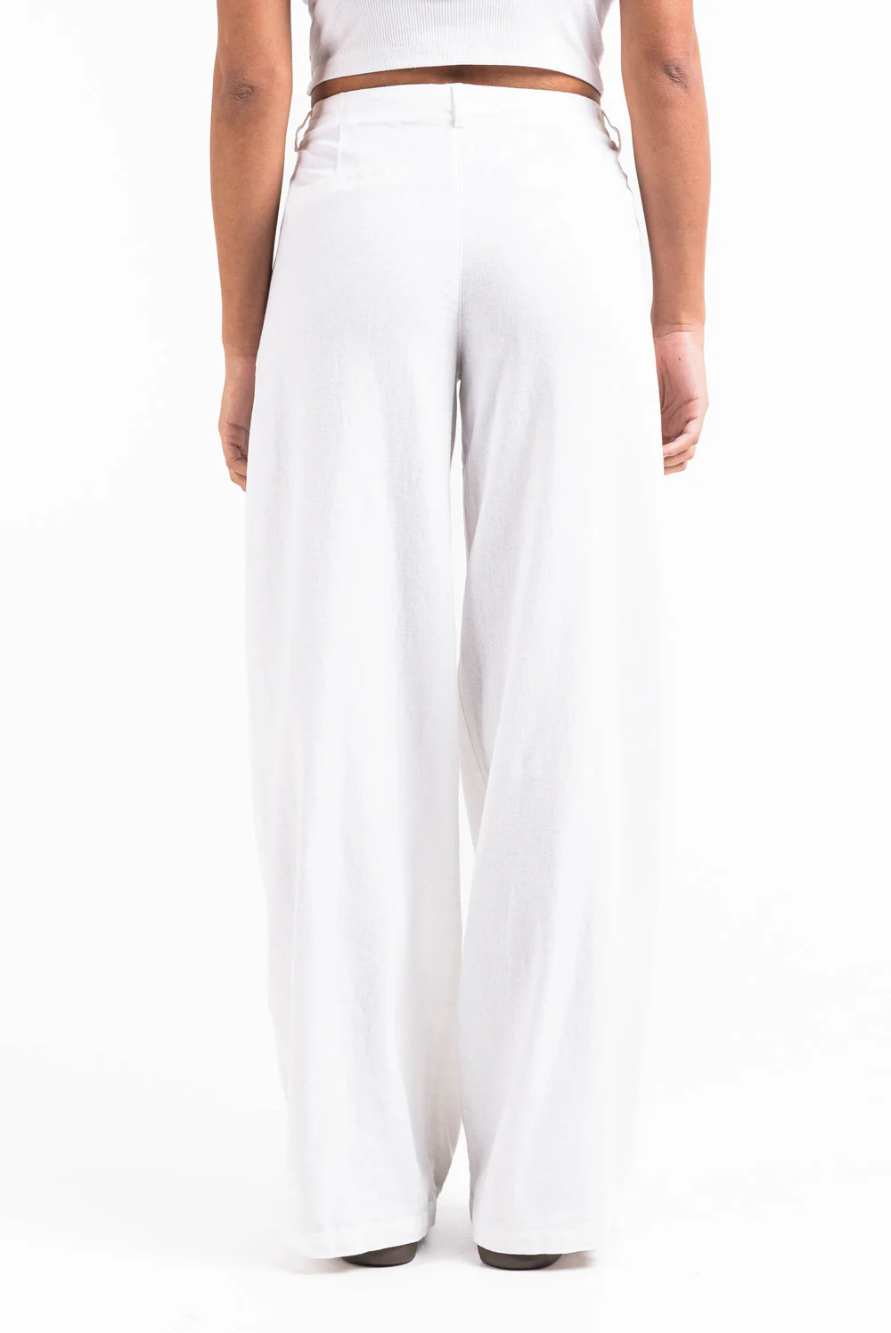 Thilde 02Mid Vida Linnebyxor - White - Image 8